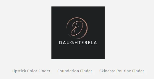 Daughterela interactive product finder