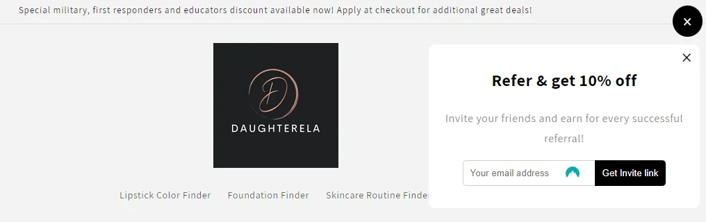 Daughterela email marketing module