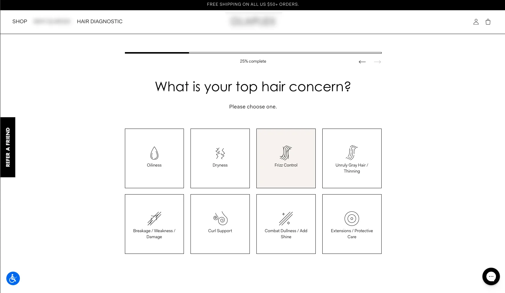 Creative CSS customisation example: quiz with a custom layout and visual treatment