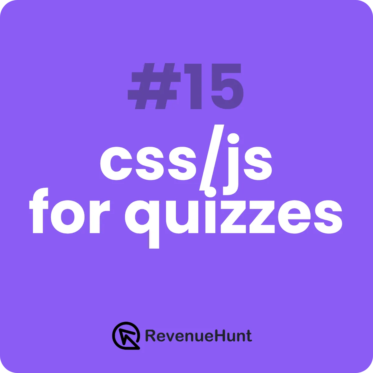 Custom CSS and JavaScript for product recommendation quizzes