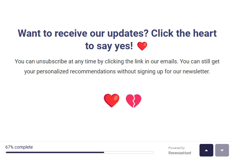Consent question with both yes and no options visually equivalent, neither pre-selected