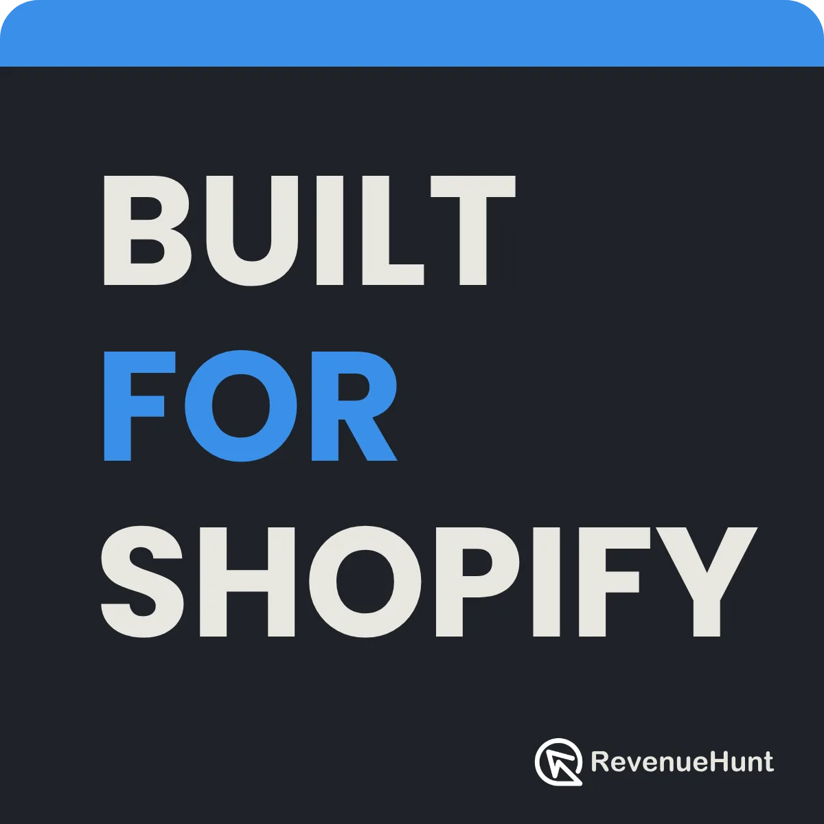 RevenueHunt is Built for Shopify: what's different vs Legacy