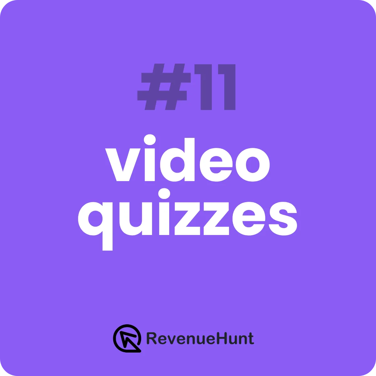 Video quizzes: a revenue-led alternative to video tools