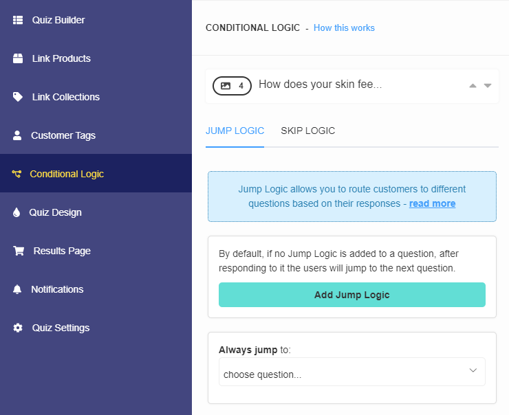 How Does Jump Logic Work Revenuehunt