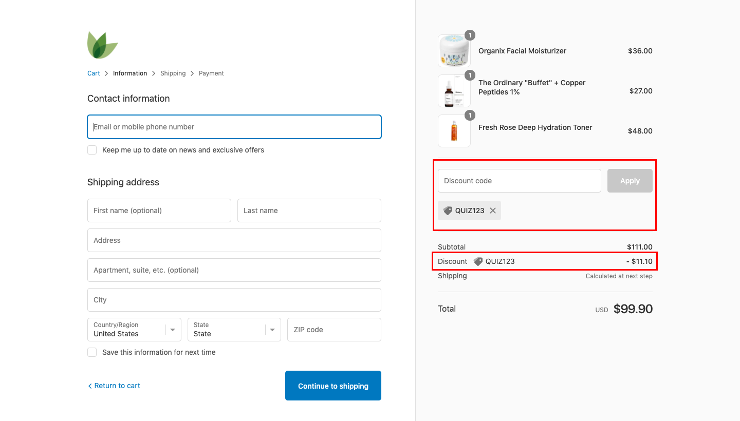 How To Create a Promotional Code (and other discounts) On   Step-By-Step