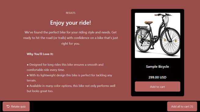 Bicycle Quiz